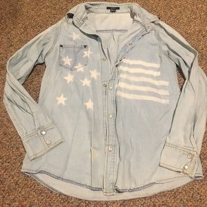 Light wash jean jacket